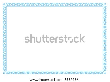 certificate frame vector