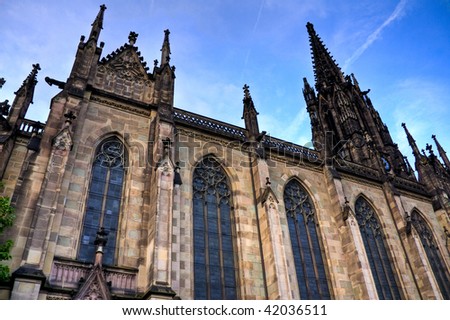 stock photo Exterior of Elisabethenkirche in Basel Switzerland