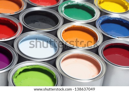 Paint can color palette