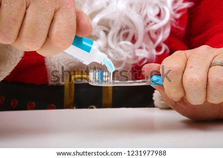 Santa Claus. Santa shows you how to Brush Your Teeth. Santa wants you to brush your teeth for Christmas.