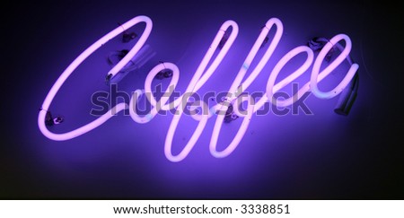 neon sign series coffee