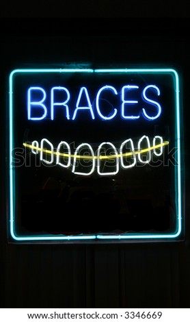 Braces Neon Colors