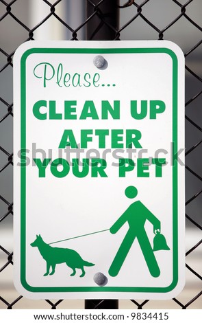 Clean Up Signs