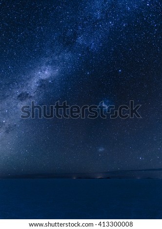 Uyuni Milky Way Galaxy, Large and Small Magellani galaxies