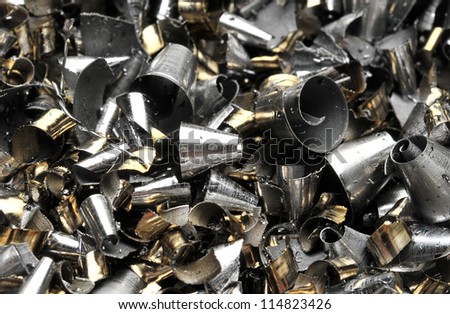 Metal Shavings from a precision CNC Lathe
