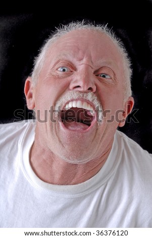 ugly person ever. ugly person laughing. stock photo : Old man laughing; stock photo : Old man