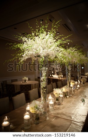 Image Of A Beautifully Decorated Wedding Venue