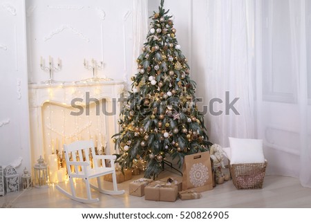 Christmas tree, gifts