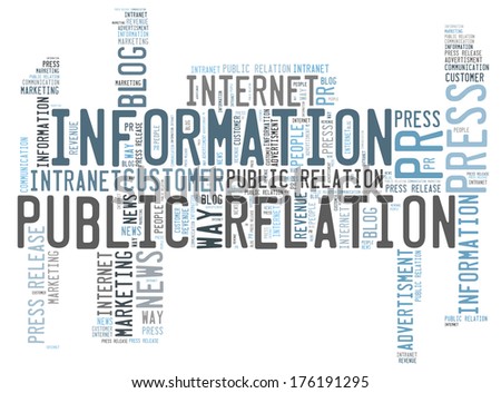 Public Relation word cloud