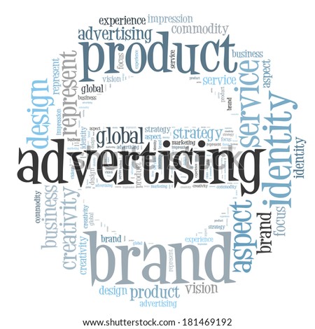 product advertising word cloud