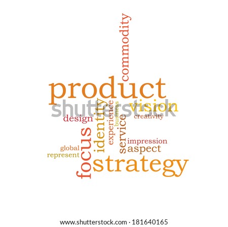 product strategy word cloud