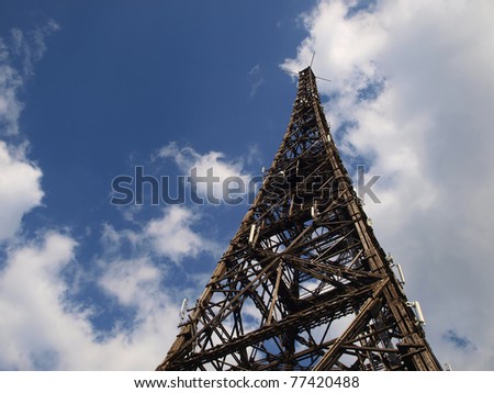 Gliwice Radio Tower(the highest wooden building on the world - 111m) The tower was nicknamed \