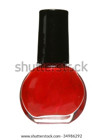 Red Nail Polish. stock photo : red nail polish