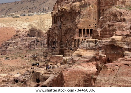 ancient Petra City of Jordan, Middle East