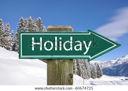 Holidays Sign