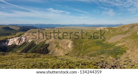 Snow Mesa, Rocky Mountains, Colorado, USA