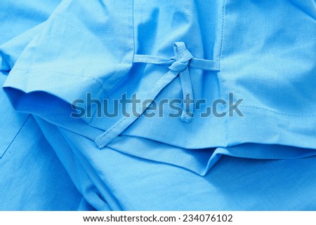 a doctors clothing.