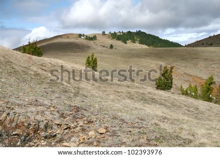 Mountain landscape in Serbia