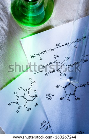 Green chemistry with reaction formula