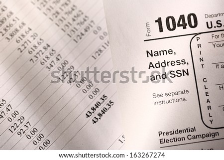 Tax form and operating budget