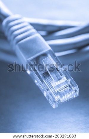 Ethernet cable for computer in toning