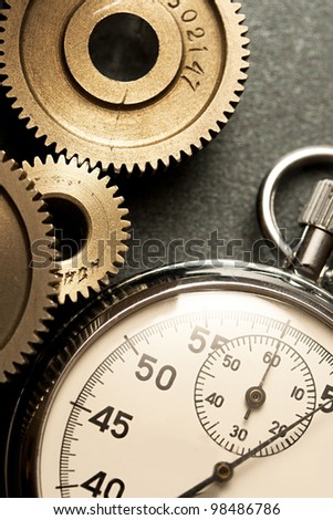 Mechanical ratchets and stopwatch