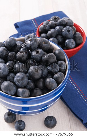 Fresh blueberries are a good source of nutrients and antioxidants and are a tasty snack or dessert.