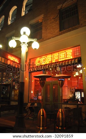 Neon Coffee Shop sign