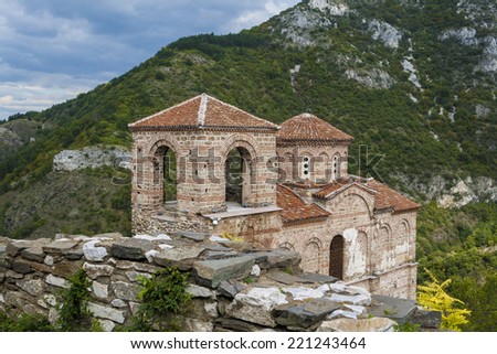 Medieval church inside Asen\'s Fortress