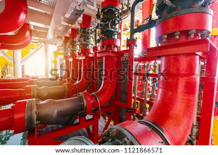 Fire Water pipe line  and fire fighting system