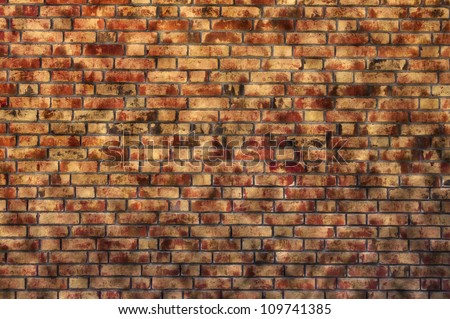 old sandy brick wall