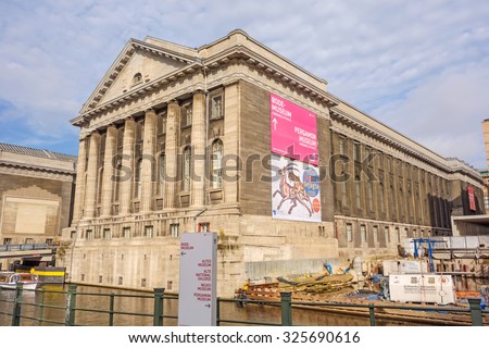 Berlin, Germany - October 26, 2013: Museum of Islamic Art, located on the Island Museumsinsel between Bode Museum and Pergamon museum.
