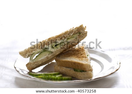 english cucumber sandwich