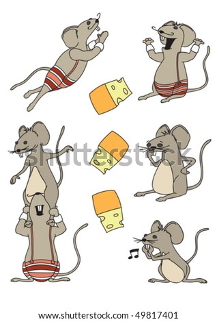 Cartoon Of Mice