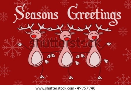 funny christmas cards. funny Christmas card with