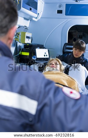 Woman On Stretcher