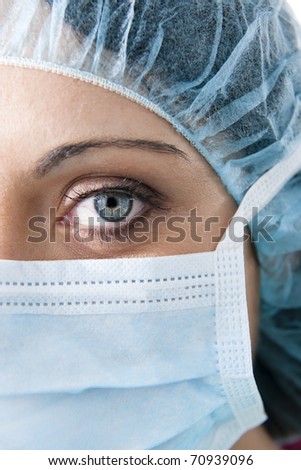 Close-up of a Female surgeon