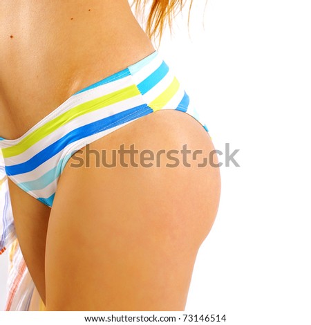 stock photo Perfect sexy body isolated