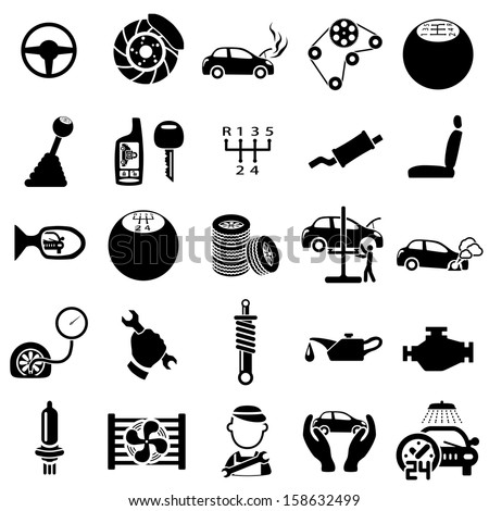 Auto repair Icons Auto repair Icons