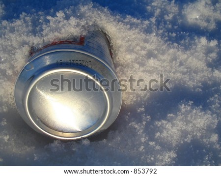 Beer on snow
