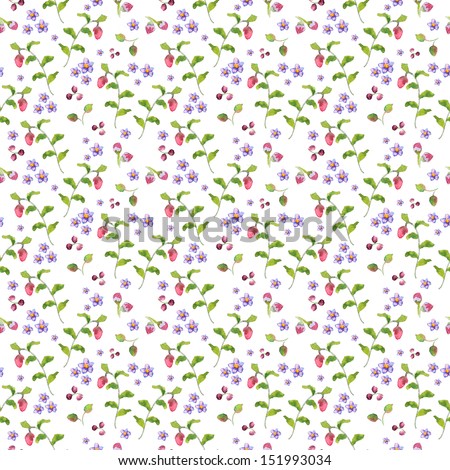 floral seamless texture of watercolor floral seamless texture of watercolor