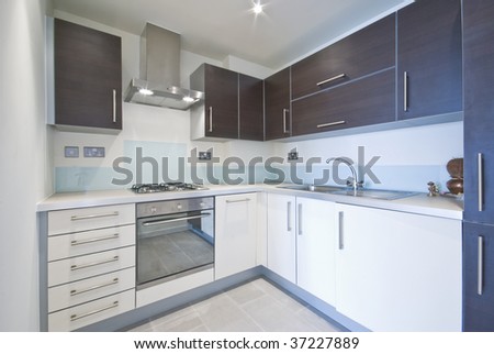fully fitted modern kitchen