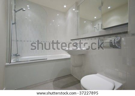 contemporary luxury suite bathroom