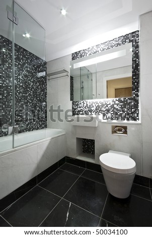 Black And White Bathroom Images. lack and white with white
