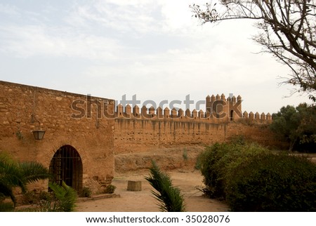 Cellah - ancient Roman palace and necropolis near Rabat, Morocco