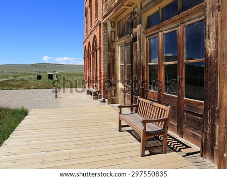 The old lodge and post office at California\'s Bodie ghost town date back to the 1870s.