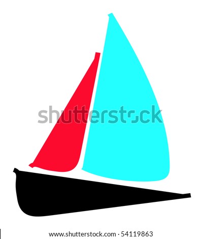 A sailboat logo.