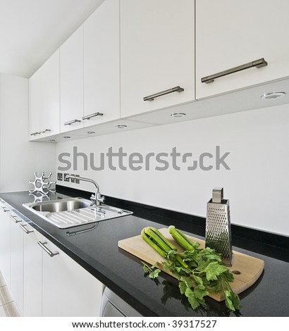 White Kitchen Worktops