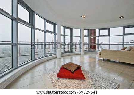 windows floor ceiling luxury apartment modern panoramic penthouse views shutterstock yampi search