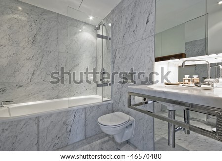 White Marble Bathroom